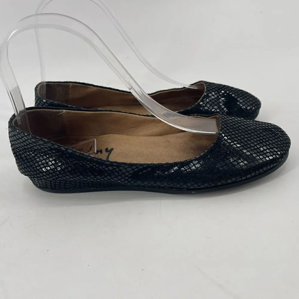 FSNY French Sole NY Zappa low wedge shoe ballet flats shoes made in Italy 6.5